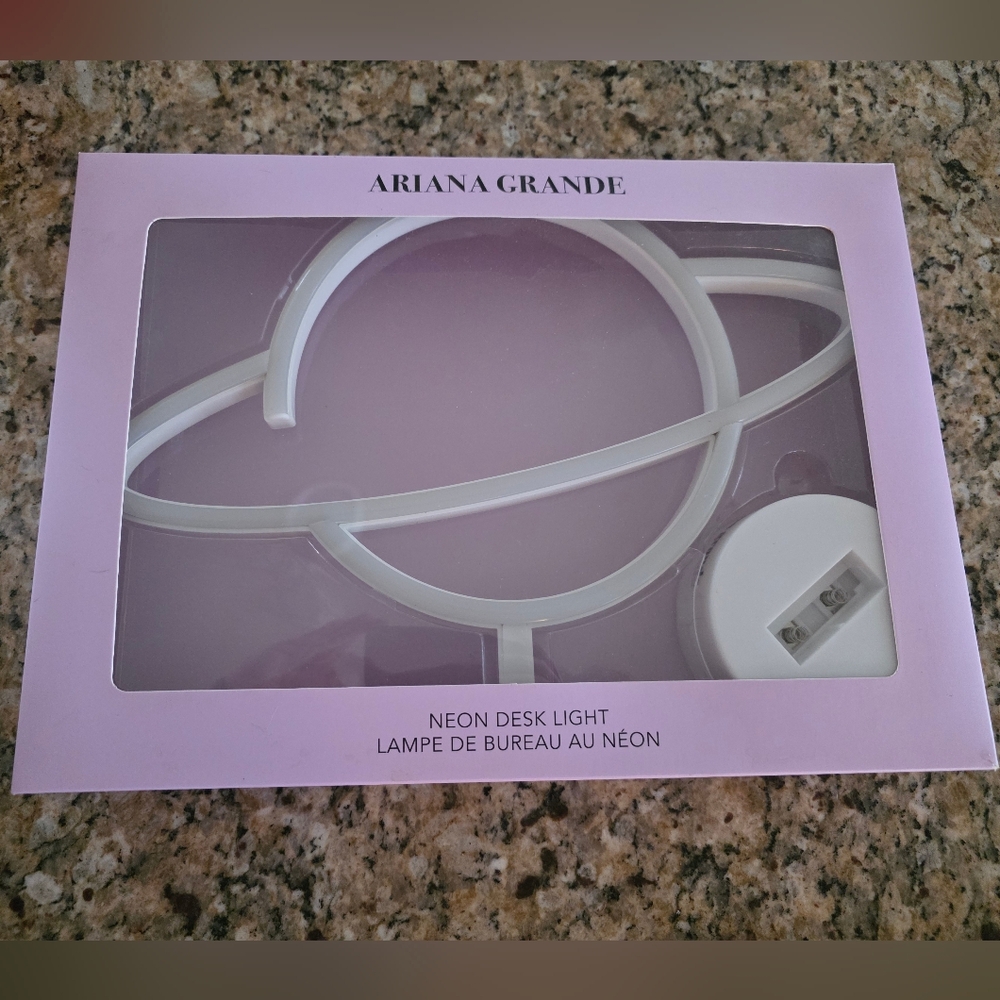ARIANA GRANDE Neon Desk Light Limited Edition Battery Operated New In Box - Picture 2 of 4